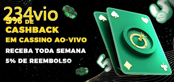 Promoções do cassino ao Vivo 234vio